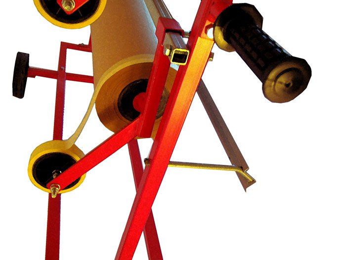 40-2-020 BUWO Papierrollenwagen 2 Ebenen Standard – Bild 5