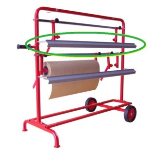 40-8-027 Schneidschiene für BUWO Papierrollenwagen 2 Ebenen